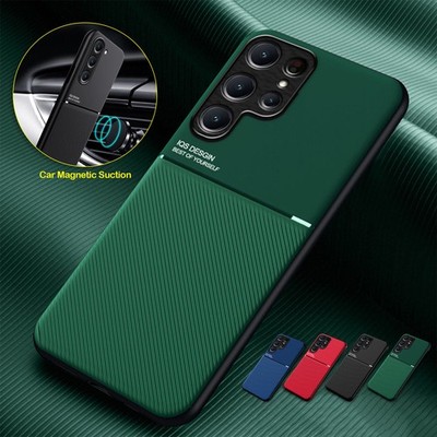 Hybrid Magnet Hülle für Samsung S24 S25 Edge FE S26 Ultra + Case Tasche Schutz