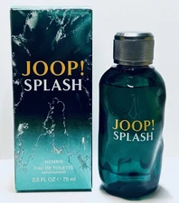 Joop ! Splash For Men Cologne 2.5 oz ~ 75 ml EDT Spray * No Sealed