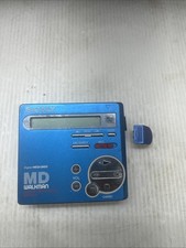 Sony Portable MD Minidisc Recorder/Player - Blue MZ-R70DPC/5 Damage For Parts