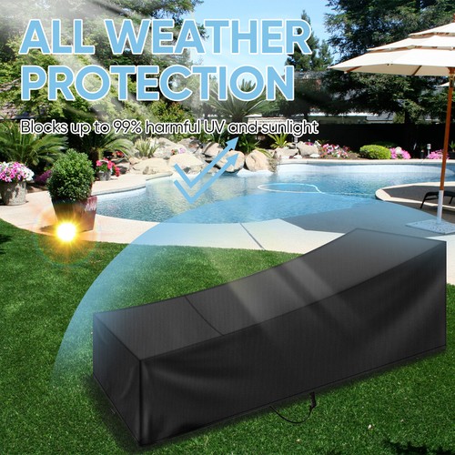 Outdoor Furniture Cover Heavy Duty Sun Lounge Covers 210D Waterproof ALL Weather - Picture 9 of 14