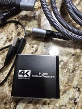 4K Audio Video Capture Card includes 2 HDMI & USB 2.0