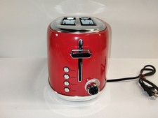 Homeart 2 Slice Red Toaster Model No. HTR6(KY...