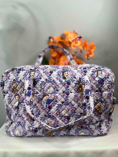 NWT VERA BRADLEY x DISNEY Beauty and the Beast Belle Floral Weekender Travel Bag - Picture 2 of 7