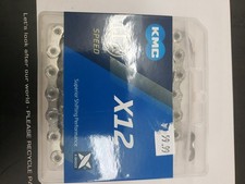 KMC X12 12 Speed Silver Bicycle Chain for SRAM Shimano
