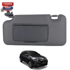 For Honda HR-V EX LX Sport 16-22 Sun Visor Driver Side Left Gray W/ Light Mirror
