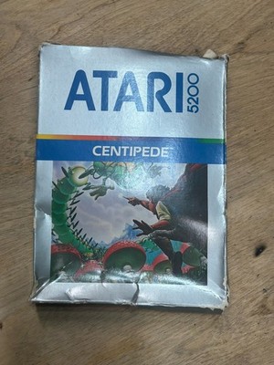 CENTIPEDE Atari 5200 Game Cartridge, Manual & Original Box