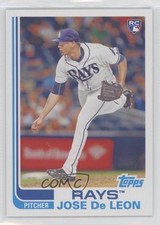 2017 Topps Archives 1982 Blackless Subset Parallels Jose De Leon #114 m4h