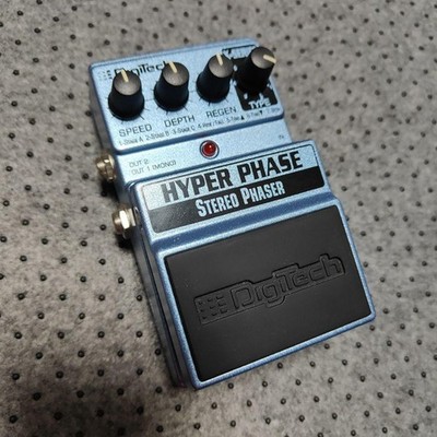 DigiTech Hyper Phase X-Series Stereo Phaser Guitar Effects Pedal Used