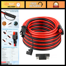 10AWG Heavy-Duty Extension Cable 15FT with Anderson Connector  Extra SAE for So