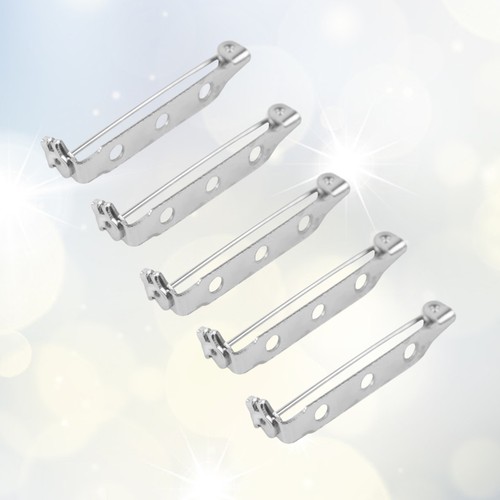  Broche de cierre de seguridad de bloqueo con pasador de agujero trasero 100 piezas, metal - Imagen 12 de 12