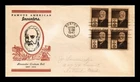 Dr Jim Stamps Alexander Graham Bell 1940 Block First Day Cover Linprint