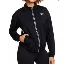 Reebok Tricot Full Zip Logo Jacket Size Xsmall Womens Nwt
