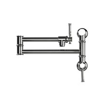 Pot Filler Faucet Wall Mount Pot Filler Faucet,Modern Brass Pot Filler Two-At...