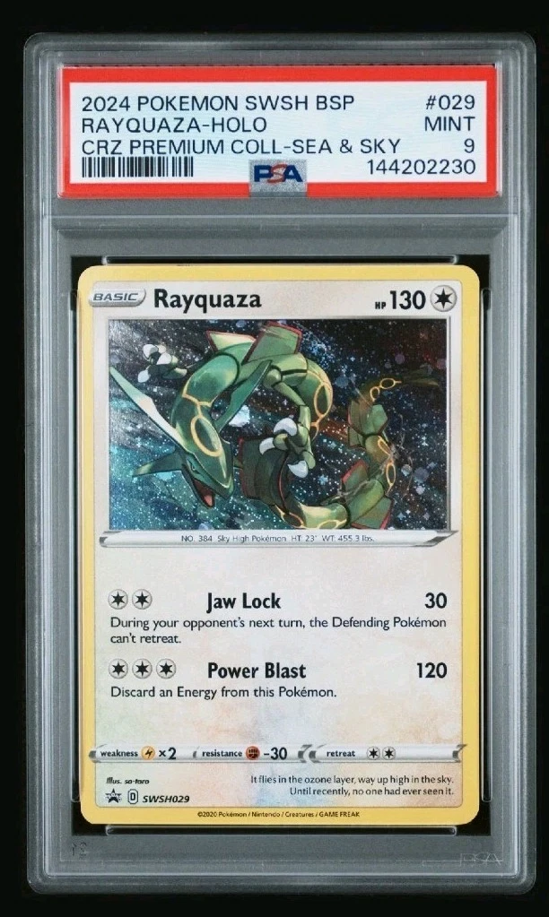 Rayquaza Pokémon TCG Professional Sports Authenticator (PSA) Grade