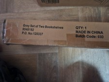 Habitat Grey Set Of Two Bookshelves