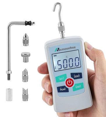 Mxmoonfree 500N Digital Force Push/Pull Gauge Portable Meter (ZMF-500n) Lb Oz Kg