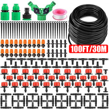 149PC Drip Irrigation System Garden Plant Self Watering Micro Hose Sprinkler Kit