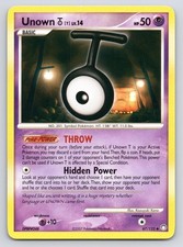 Unown [T] 67/123 Uncommon Mysterious Treasures Pokemon