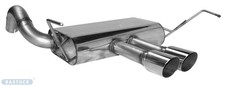 Bastuck Endschalldämpfer querliegend 2x 76 mm - Fiat 500/Panda / 09+ Ford Ka RU8