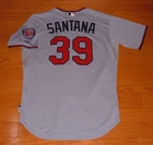 MINNESOTA TWINS DANNY SANTANA GAME USED WORN 2015 JERSEY MLB HOLO (TEXAS RANGERS