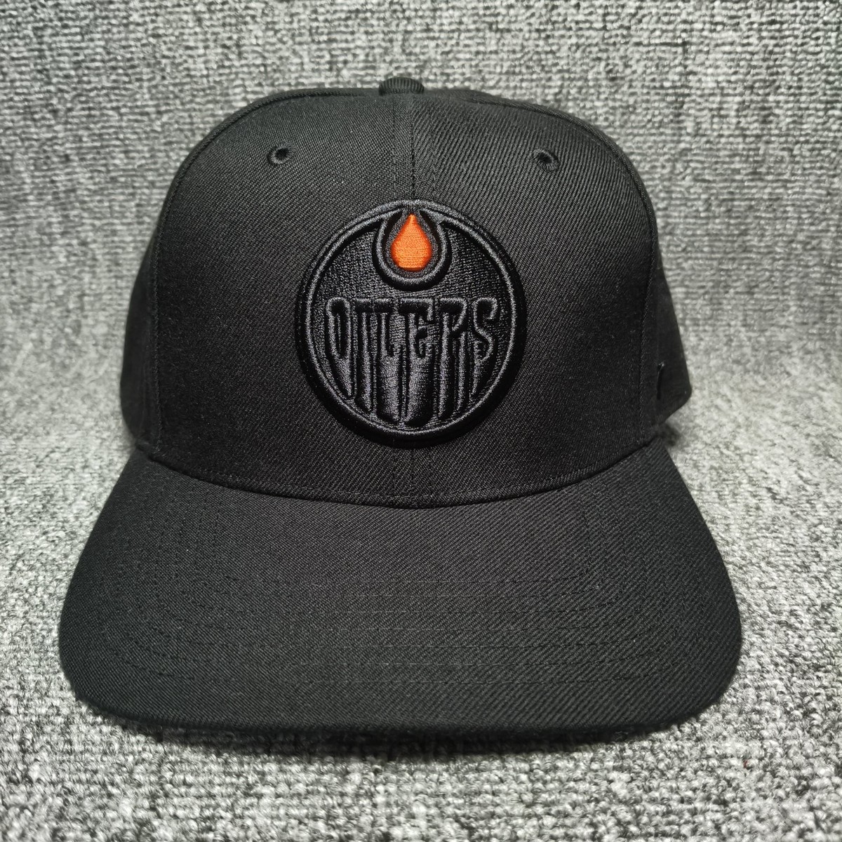 '47 Brand Edmonton Oilers NHL Black Snapback Cap Tonal Logo