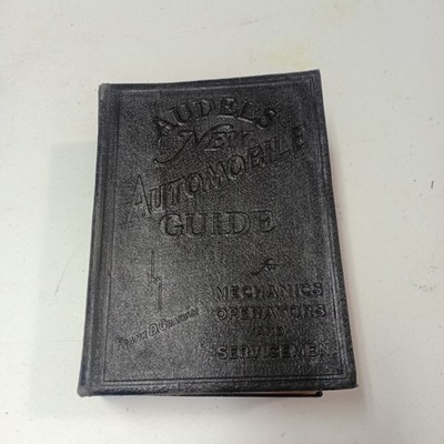 1949 Audels New Automobile Guide For Mechanics Operators And Service Pros