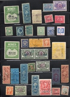 Miscellaneous US and State Revenue Stamps. (Lot 42)