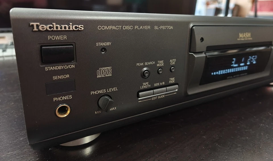 Technics SL PS 770A Lettore CD Classe A con Telecomando Originale Technics Hi-Fi - Immagine 4 di 4
