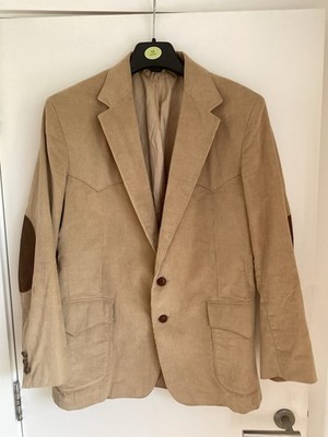 Vintage 1970er Levi's Western Wear Cord Blazer Sport Jacke 42'' Brustumfang sehr guter Zustand