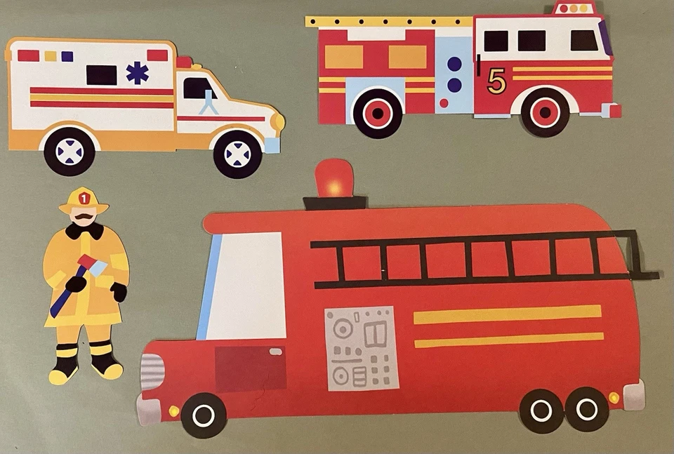 Lote de pegatinas de bomberos, recortes de papel! Sticko, NRN, etc. Foto 3 de 3