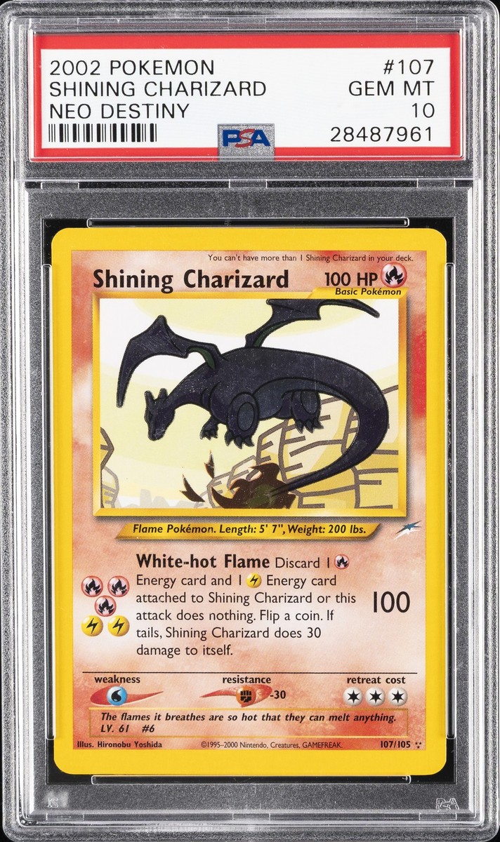2002 POKEMON NEO DESTINY #107 SHINING CHARIZARD PSA 10 | eBay
