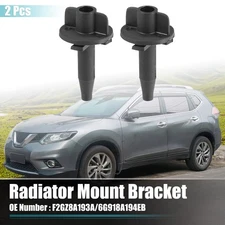 Pack of 2 For BMW 135i 2008 2009 No.F2GZ8A193A Radiator Mount Bracket Replace