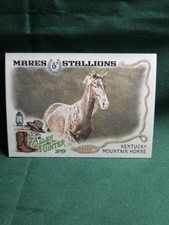 2019 Topps Allen And Ginter MARES & STALLIONS MS-10 KENTUCKY MOUNTAIN HORSE