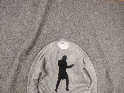 Vintage 1989 Tom Jones World Tour Logo Gray Crew chek Sweatshirt