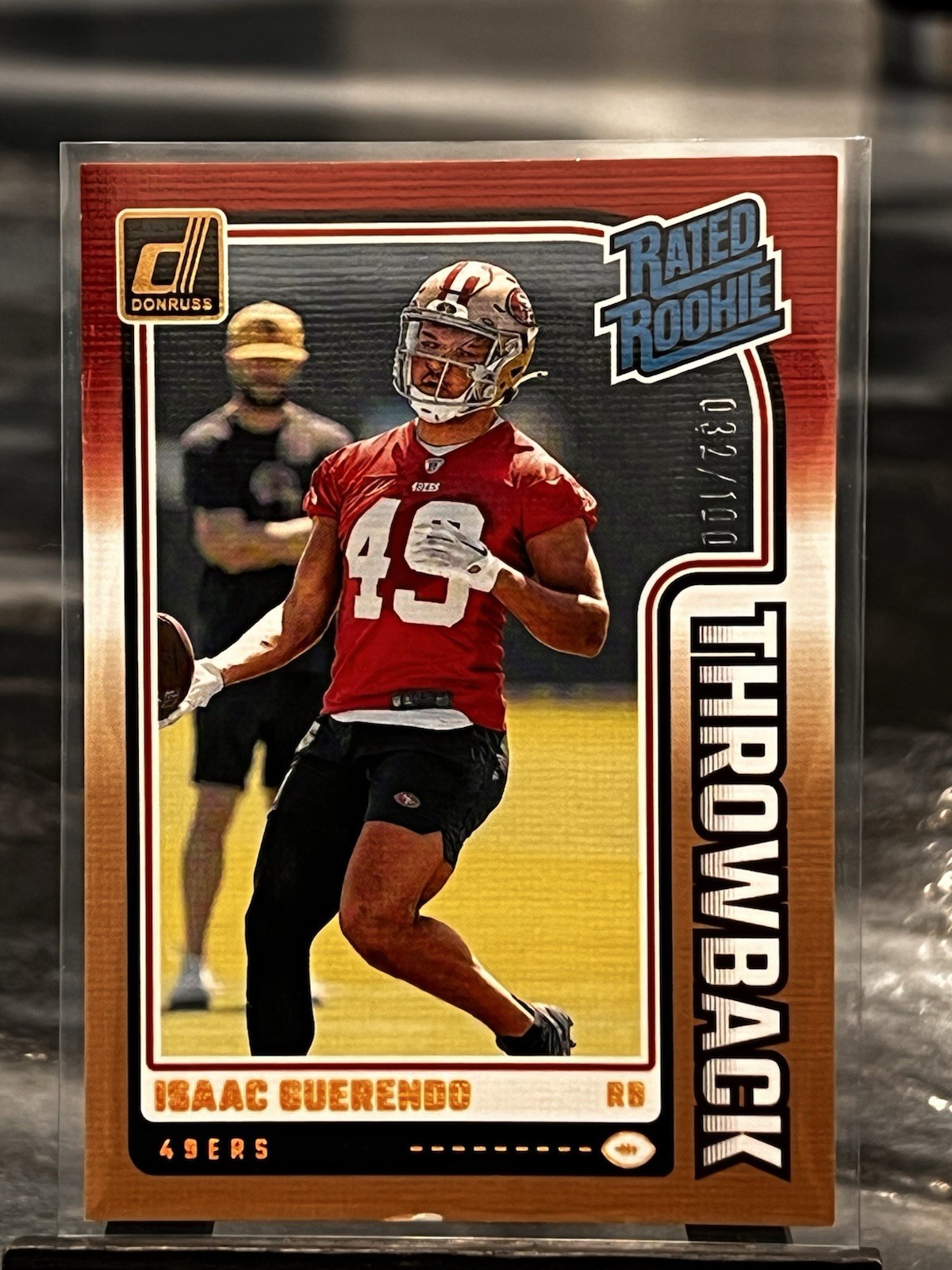 2024 Panini Donruss Isaac Guerendo THROWBACK RATED ROOKIE /100