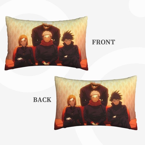 Jujutsu Kaisen Cartoon Kids Pillowcase for Hair Skin Pillow Case With Zip Gift - Afbeelding 22 van 31
