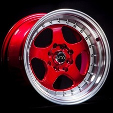 Jnc Wheels Rim Jnc010 Candy Red Machined Lip 15x9 4x1004x114.3 Et20