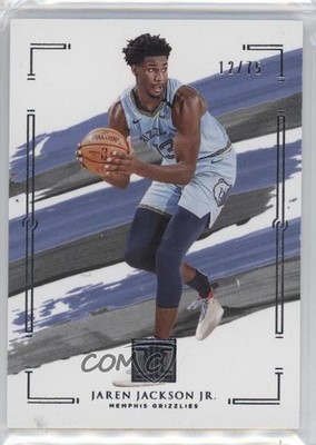 2020-21 Panini Impeccable Silver 12/75 Jaren Jackson Jr #76 1qd1