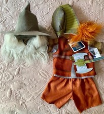 Build a Bear Lord of the Rings Gimli Outfit with Hat & Axe & Gandalf Hat