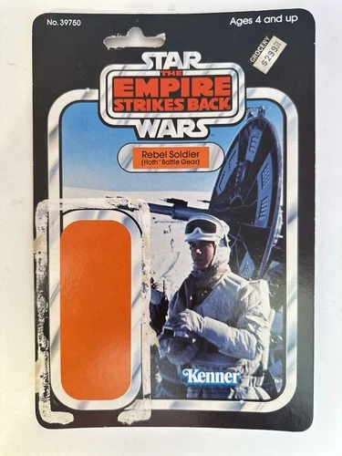 1983 Vintage Star Wars Rebel soldier Hoth Battle Gear Card Back ONLY￼