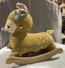 ROCKABYE Petals The Fawn Rocker Ride Rocking Chair Rare 