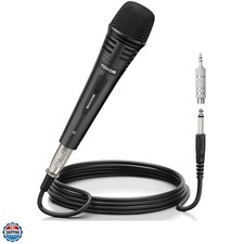 K1 Vocal Microphone for Singing, Dynamic Handheld Wired Karaoke Mic, Microfon...