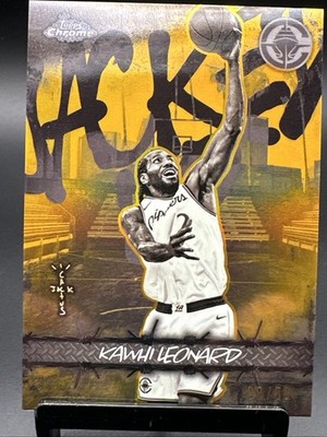 2026 Topps Chrome Cactus Jack KAWHI LEONARD Jacked Up Gold Refractor /50