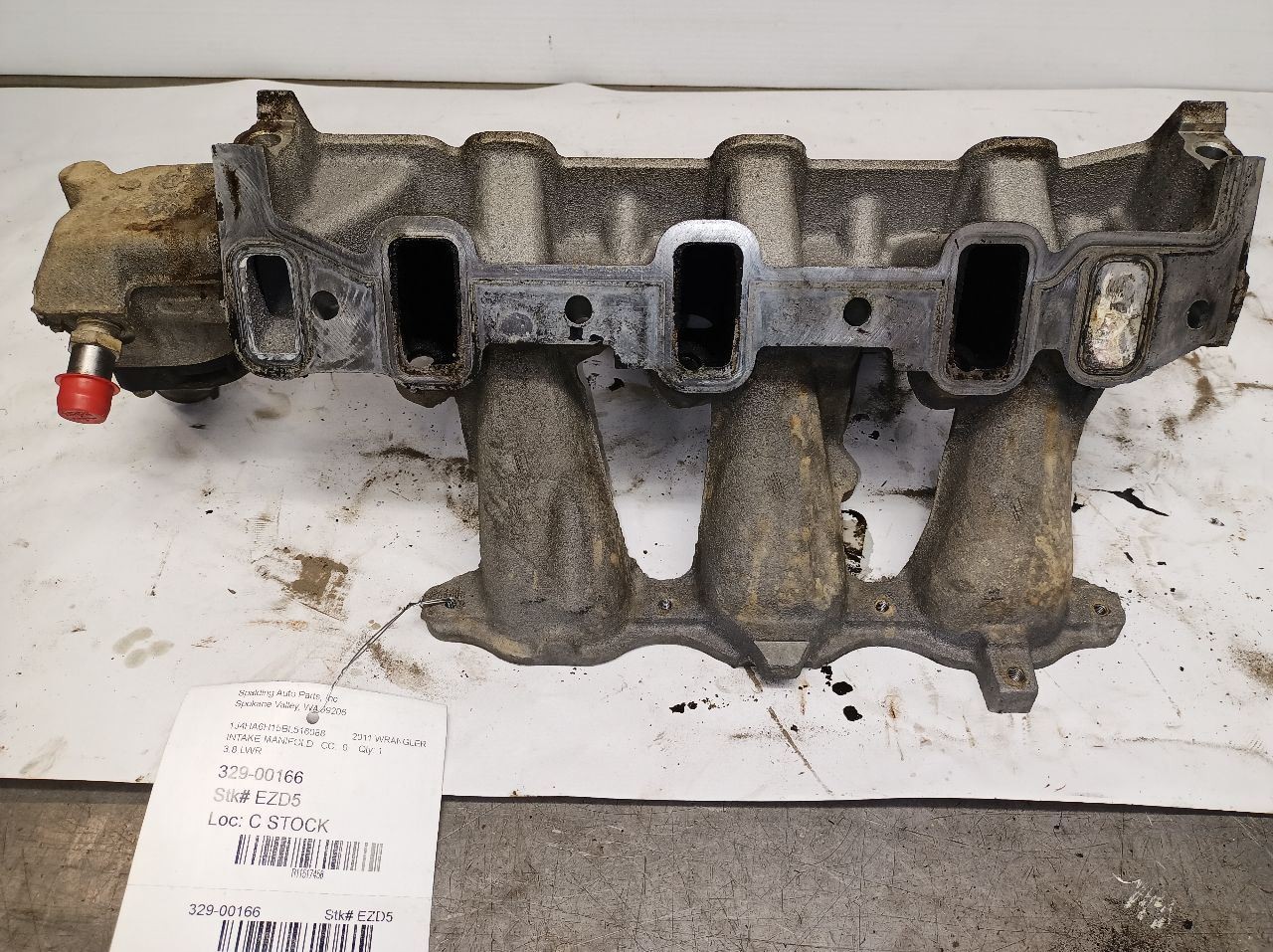 2011 Jeep Wrangler 3.8L Lower Intake Manifold OEM 11517458
