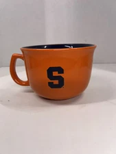 Giant University Of Syracuse Coffee Mug/Bowl Orange 