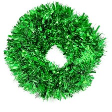 Tinsel Christmas Tree Home Decorations Xmas Tinsel Garland Thick Metallic Foil