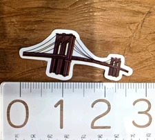 The Brooklyn Bridge Decal Brooklyn Bridge Sticker New York City Decal NYC