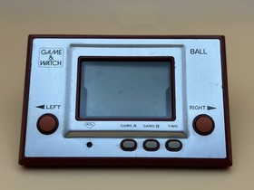 Nintendo Game & Watch BALL AC-01 1st Edition Silver Series 1980 With Box