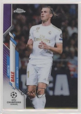 2019 Topps Chrome UEFA Champions League Purple Refractor 43/250 Gareth Bale 05r1