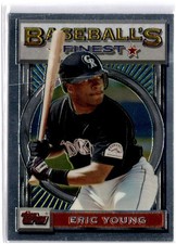 1993 Finest #48 Eric Young Rookie Colorado Rockies Near Mint or Better